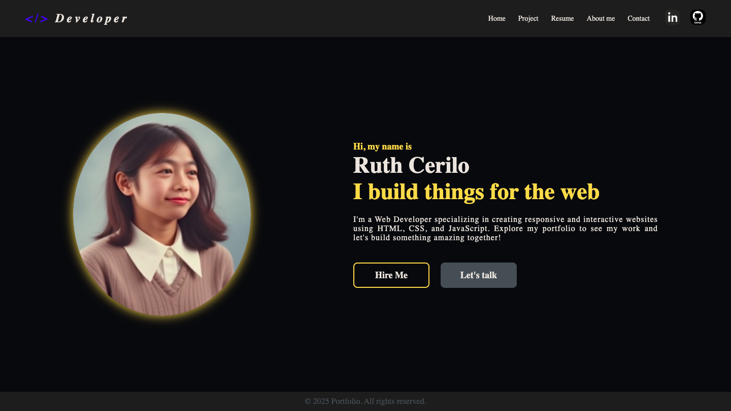 My First Portfolio